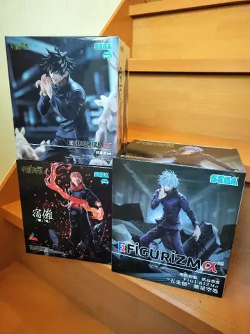 주술회전 고죠 사토루 후시구로 메구미 스쿠나 피규어 3종 세트