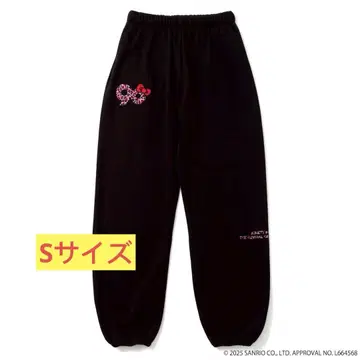 9090 x HELLO KITTY 90 로고 스웻 팬츠