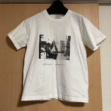 POET MEETS DUB WISE 화이트 반팔 티셔츠