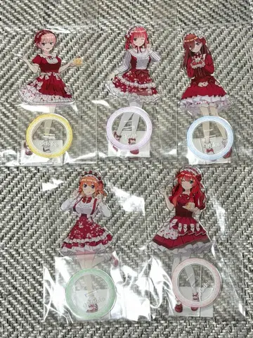 5등분의 신부 쇼트 케이크 이미지 코디 BIG 아크릴 스탠드 묶음 판매