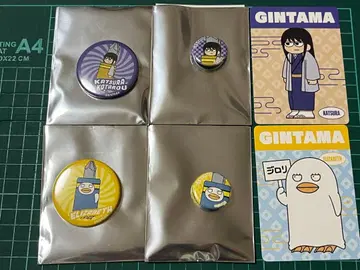 은혼 PLAZA 지로리 캔뱃지 마메칸 가츠라 코타로 엘리자베스