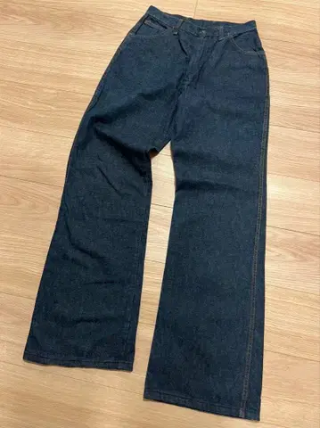 70s RUSLER WRANGLER 5 포켓 데님 팬츠 구제 의류 US제