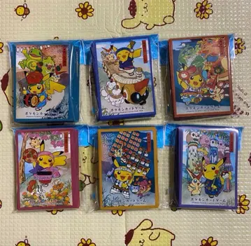 포켓몬 센터 토호쿠 축제 놀이 포켓몬 카드 카드 슬리브 6종 컴프 세트