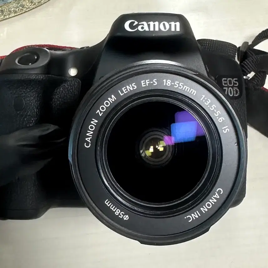 캐논 EOS 70D DSLR 카메라 18-55mm 렌즈