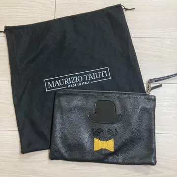 MAURIZIO TAUTI 블랙 클러치백