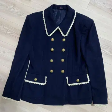 J&R 골드 버튼 자켓 코트 아우터 레트로 빈티지 쇼와