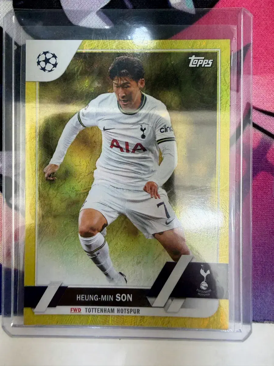 Topps 손흥민 토트넘 챔피언스리그 카드