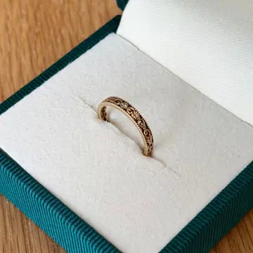 [agete] 10KYG 다이아몬드 반지 11호