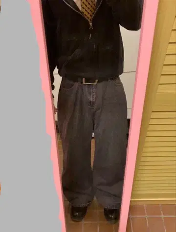 menes 와이드 데님