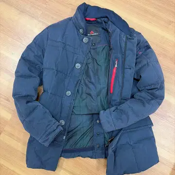 PEUTEREY 네이비 스탠드 카라 다운 자켓