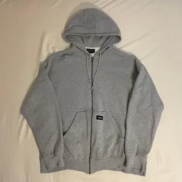 Dickies 그레이 집업 후드 부착 후드티