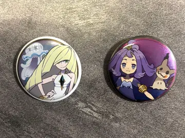 포켓몬 루자미네 우츠로이드 아세로라 미미큐 캔뱃지