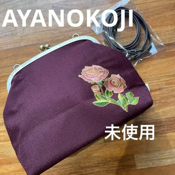 [ 미사용 ] AYANOKOJI 아야노코지 장미 와인 레드 숄더백