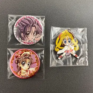 카미카제 괴도 잔느 리본 카페 리본 페스타 캔뱃지 러버 마스코트