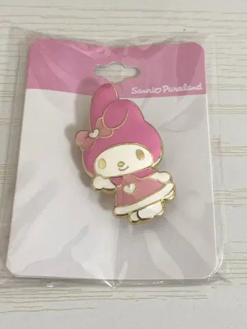 마이멜로디 메탈 배지 원 포인트 하트 시리즈 퓨로랜드 산리오