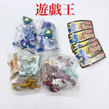 유희왕 리얼 컬렉션 가챠 피규어 당시물 3종류 4개