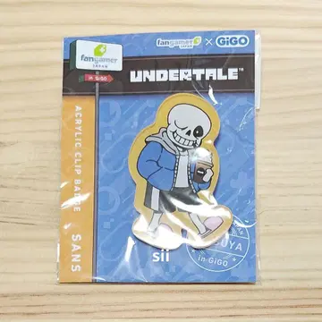 샌즈 아크릴 클립 배지 언더테일 UNDERTALE 게이머야키