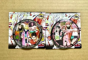 단다단 점프 페스타 컬렉션 캔뱃지 오카룬 모모 세트