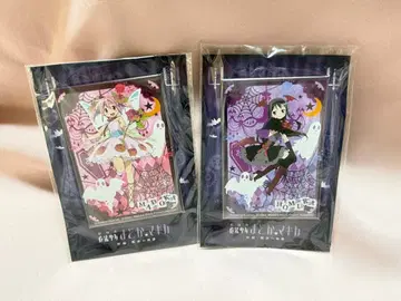 로손 한정 마법소녀 마도카 마기카 캔뱃지 세트