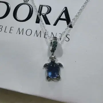 Pandora 거북이 펜던트 목걸이
