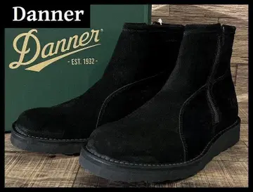 단종 새상품 대너 스웨이드 가죽 사이드 지퍼 워크 부츠 블랙 27.5