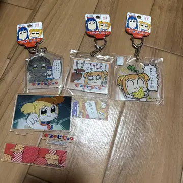 포푸테피피크 지역 한정 아크릴 키링 나라 사슴 대불 도쿄 바나나 세트