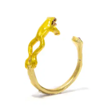 파르나토팍 개구리 점프 반지 택 포함 새상품급