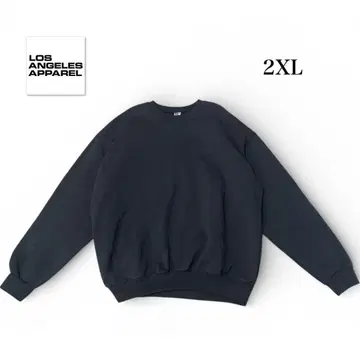 LOS ANGELES APPAREL 로스아파 맨투맨 트레이닝복 블랙