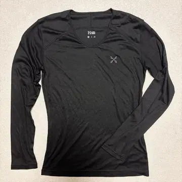 [ 미사용 ] HAIB 블랙 긴팔 T셔츠