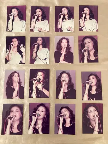 아베 시즈에 브로마이드 당시 물품 코닥 총 16장