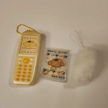 산리오 폴더폰 키링 헤이세이 갸루 폼폼푸딩