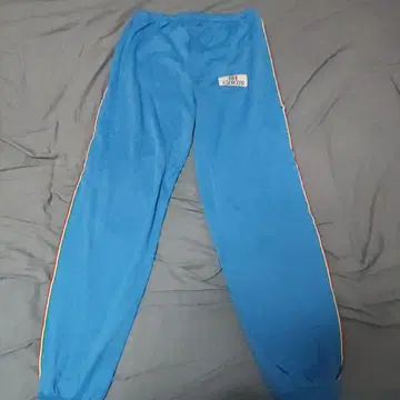 실물 USED 이탈리아군 트레이닝 팬츠 블루