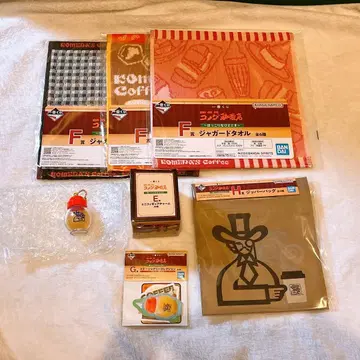 제일복권 코메다 커피점 E상 미니 피규어 참 서머 주스 + 하위상 세트