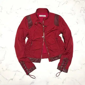 Y2K 00s nylon leather switching riders