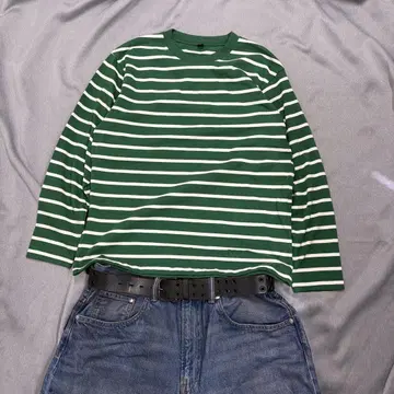 UNIQLO 00s 보더 롱 T 단종 y2k cityboy