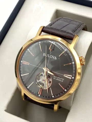 [미사용품급] BULOVA 남성용 손목시계 97A171 클래식 에어로젯