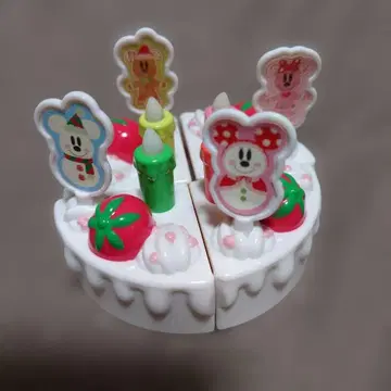 디즈니 크리스마스 캡슐 토이 가챠 2012 크리스마스 케이크