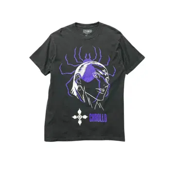 공식 헌터헌터 T셔츠 환영여단 단장 클로로 프린트 구제 의류