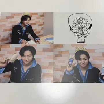 후지모토 코다 NATSLIVE 카드 4장 세트 사이콜로지 아트