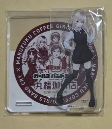 걸즈밴드 클라이 마루후쿠 커피점 아크릴 스탠드 코스터 카와라기 모모카