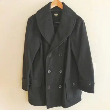 BLACK SIGN 블랙사인 헤비 멜톤 레일로드 자켓