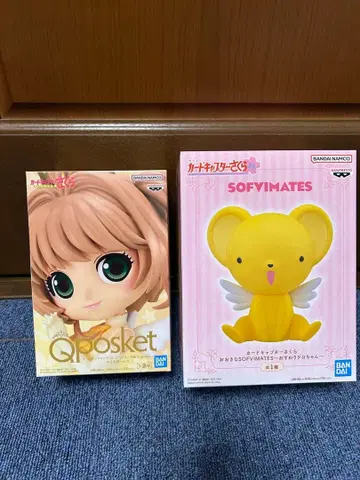 큐포스켓 사쿠라 & 소프비메이트 케로짱 피규어 세트