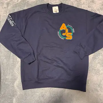 JAZZY SPORT 맨투맨 트레이닝복 네이비