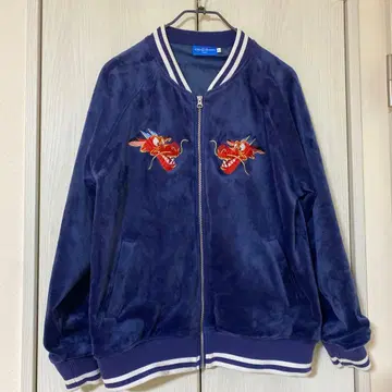 Mushu 무슈 드래곤 자수 스카잔 네이비