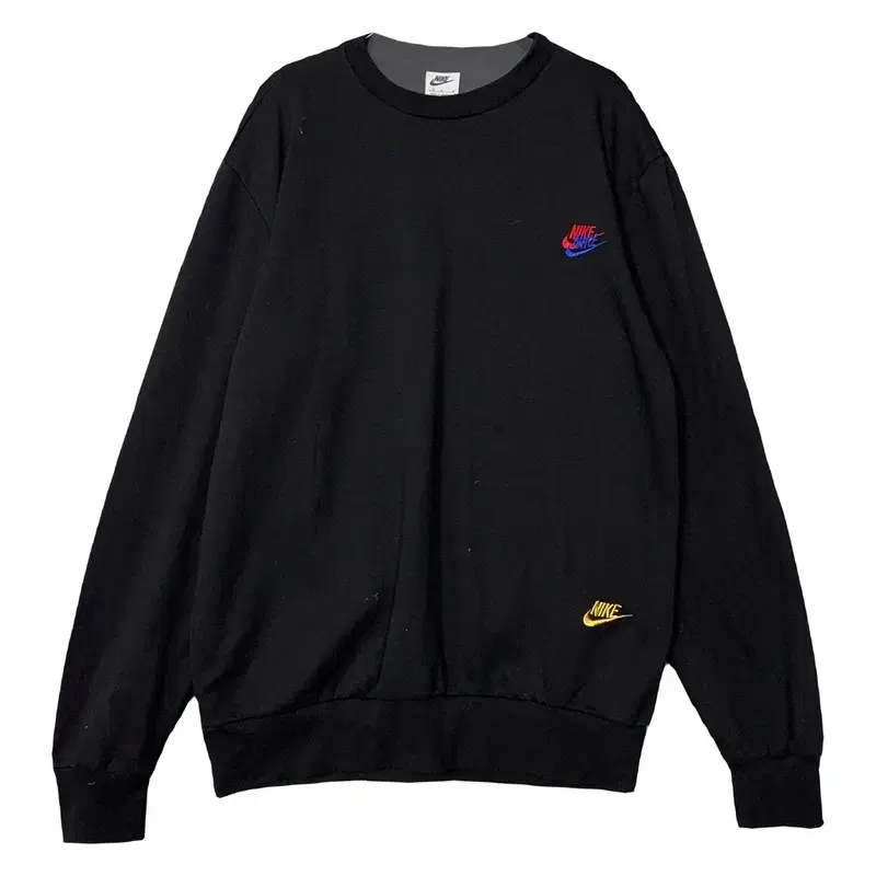 nike black sweatshirt with red tick