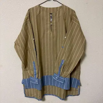 AIE 스트라이프 풀오버 셔츠