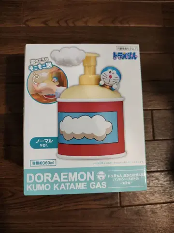 도라에몽 쿠모 카타메 가스 360ml 핸드솝 보틀
