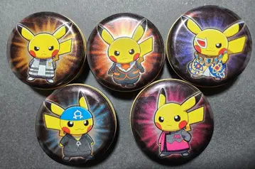 피카츄 보스 놀이 5개 세트 원통 컬렉션