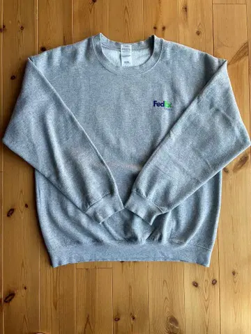 FedEx 맨투맨 그레이 백프린트