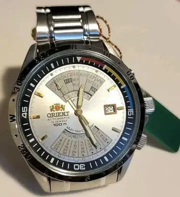 새상품급 오리엔트 손목시계 ORIENT 오토매틱 만년 달력 자동 와인딩